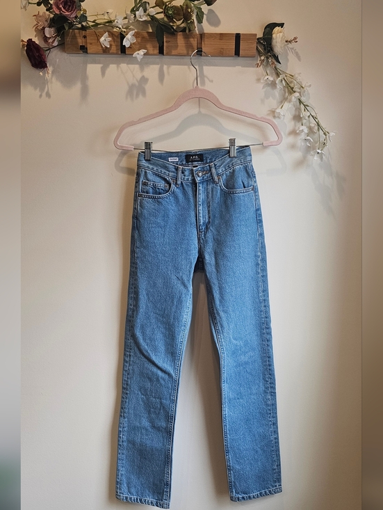 A.P.C. Denim - BNWT A.P.C. Jean Standard Straight Jeans - Light Blue 100% Cotton Denim Size 24